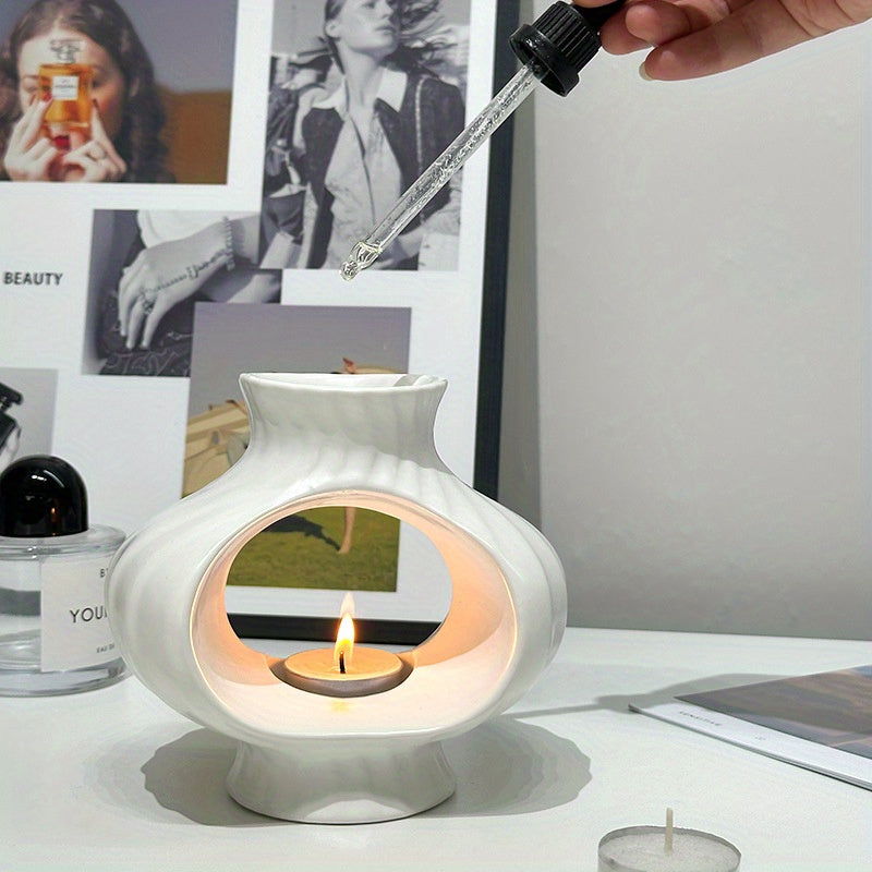 Premium Ceramic Diffuser for Beauty Salons | Multi-Functional Essential Oil & Incense Brick Heater